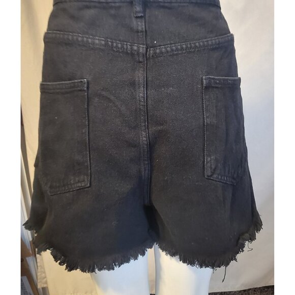 Highway Jeans Skort Cut Off Shorts Black Size 24, 4-Pockets NWT - Picture 5 of 6